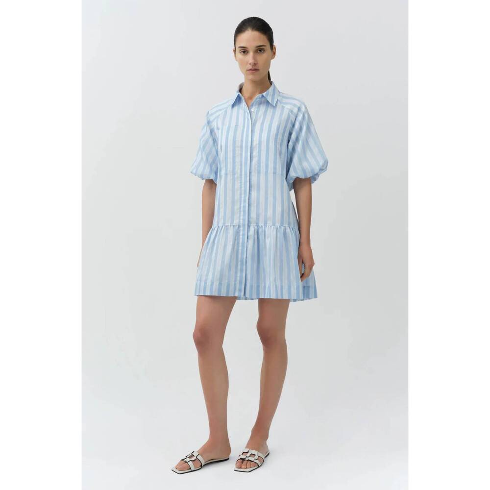NEW SIMKHAI crissy mini dress in oxford